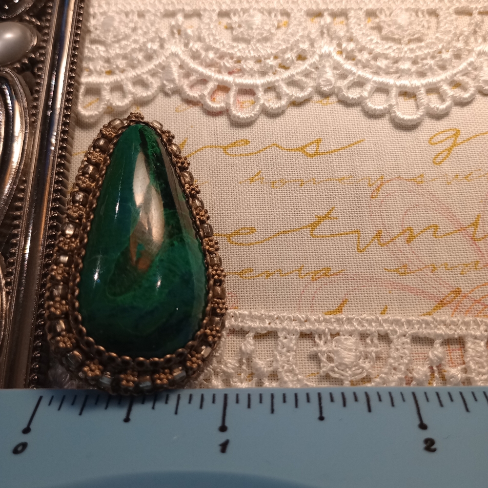 Vintage Sterling Silver & Eilat Stone Brooch-Pendant from Israel - Picture 6 of 9